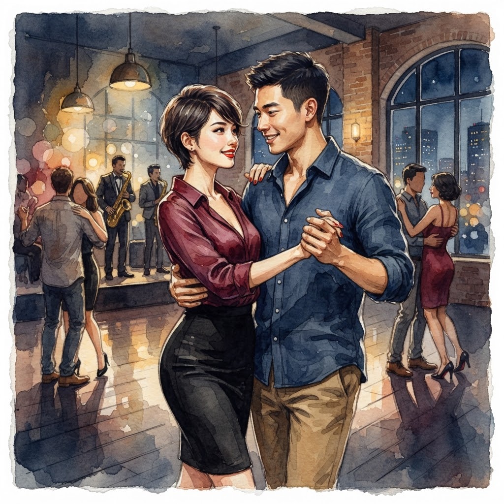 舞廳裡的中年美婦