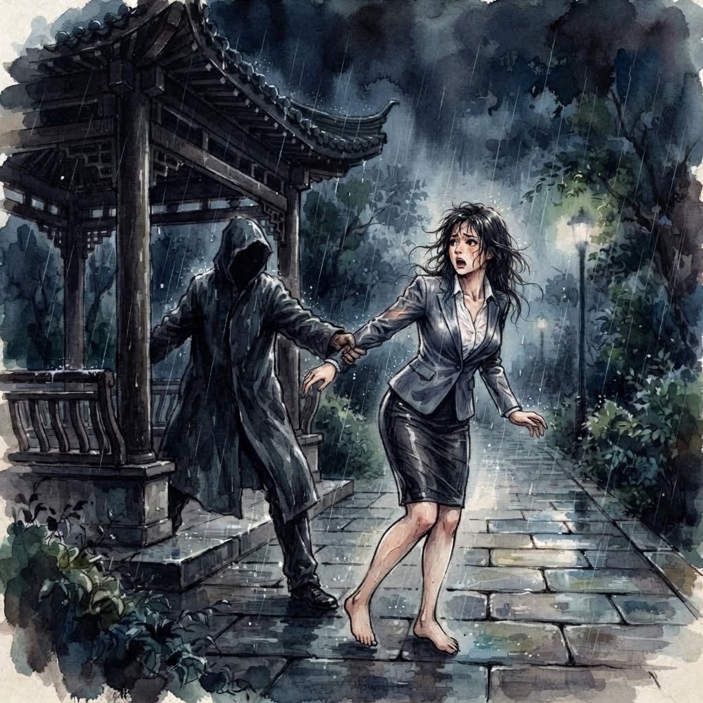 被強姦的我，在這暴雨中。。。