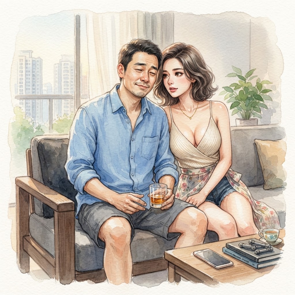 丈夫出差時貪棄欲情的女人