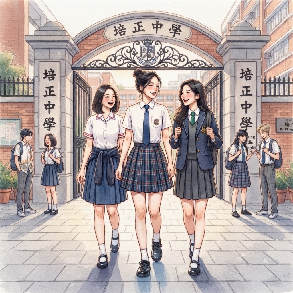 巴士上的少女