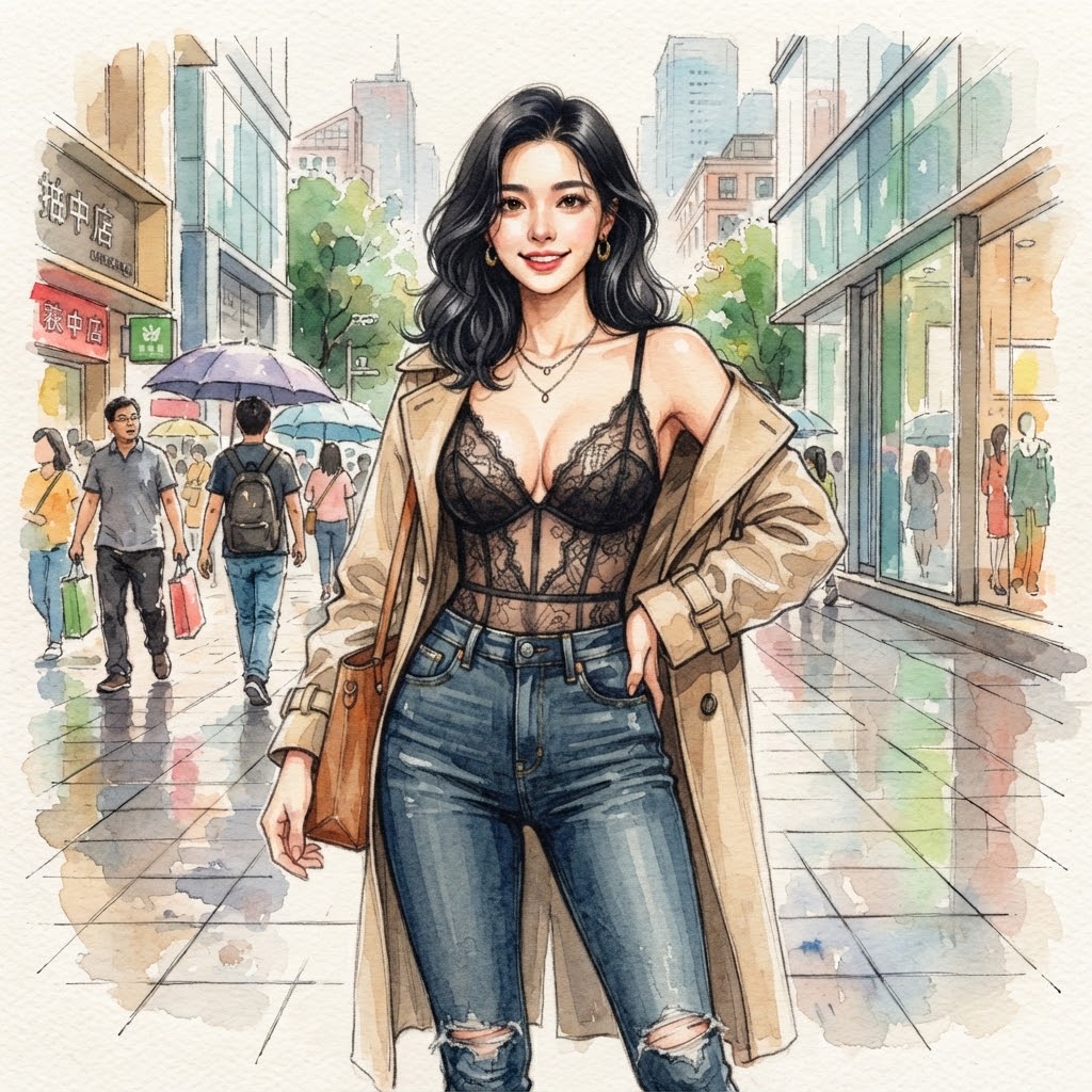 新潮摩登女兒