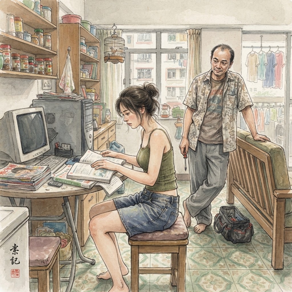 給姑丈弄上床