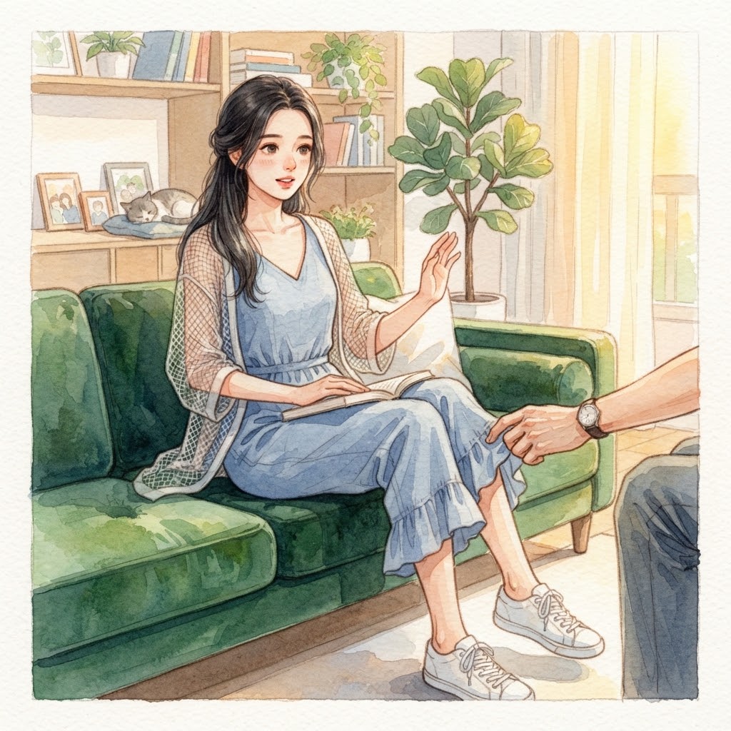 我把手伸向了嫂子的裙底